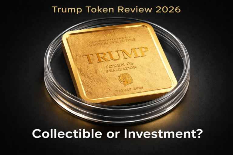 Gold plated Trump Token of Realization commemorative collectible 2026 review